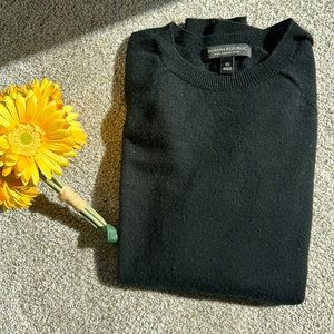 Banana Republic black merino wool sweater